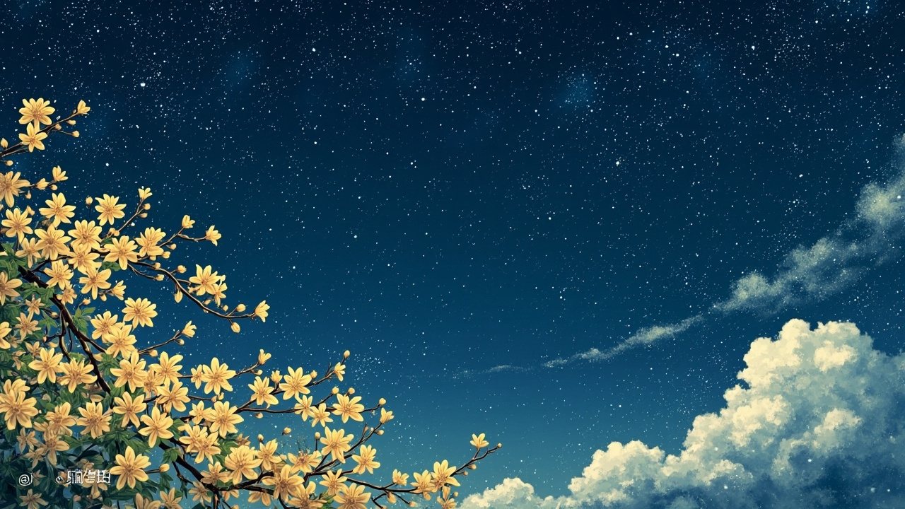 桂花的星空